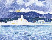 Paul Signac east wind Spain oil painting artist